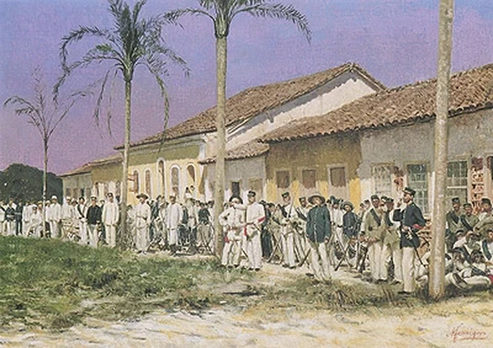 La polizia si è accampata a Caraguatatuba - Museu de Arte Brasileira